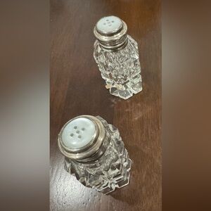 Crystal Salt and Pepper Shaker Set